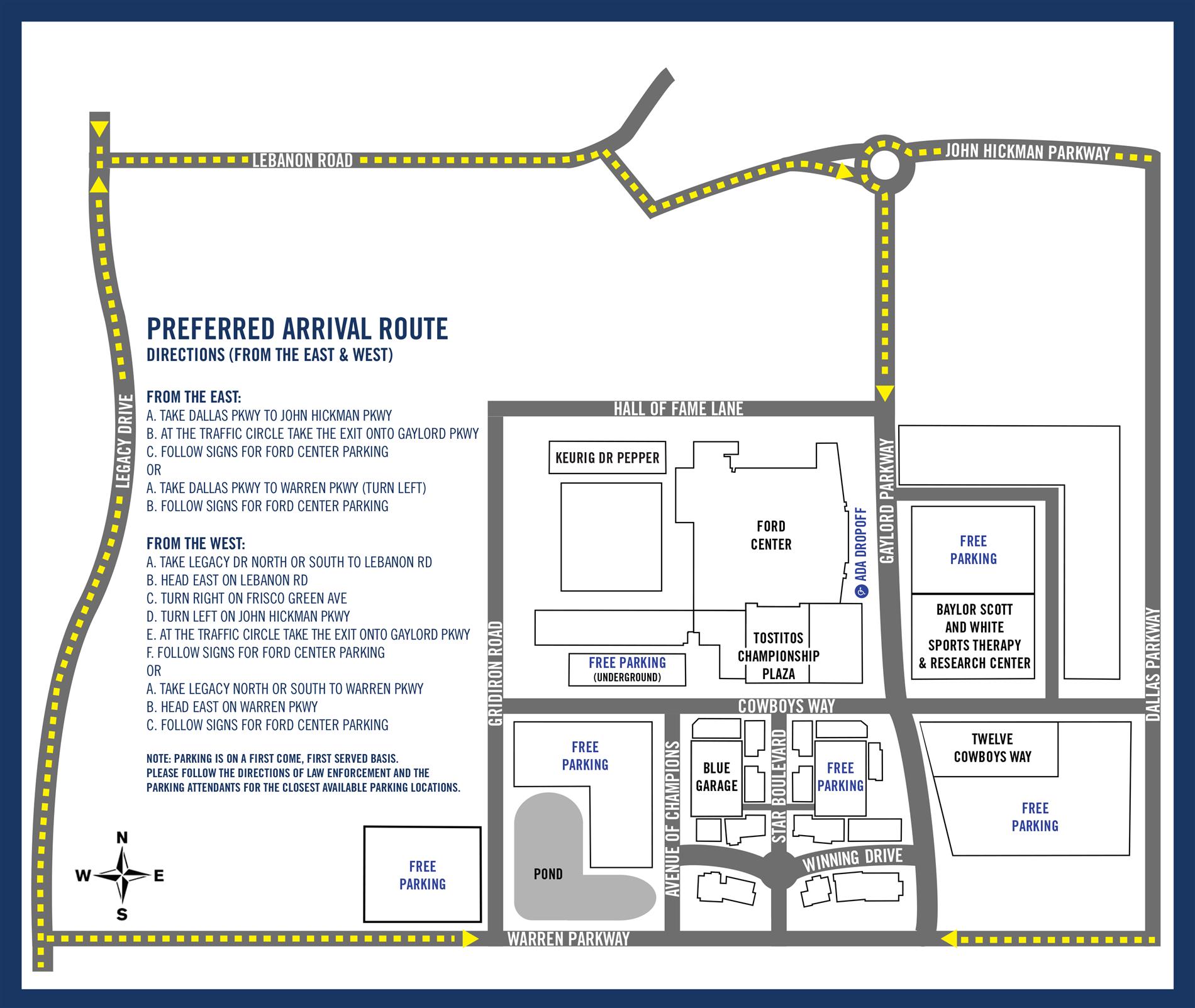 Parking lot maps